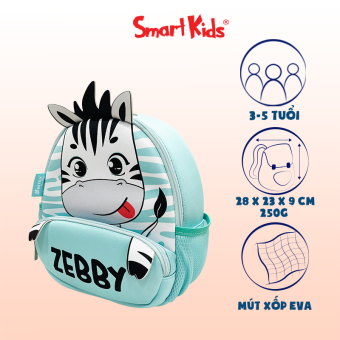 Balo mẫu giáo Smartkids dành cho bé mẫu giáo hình thú cưng đáng yêu