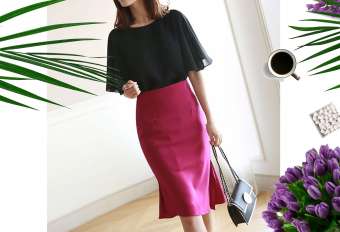 Áo Nữ Kiểu Voan Cổ Tròn Tay Loe