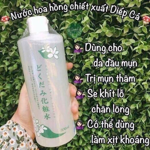 Toner Diếp cá Dokudami Nhật Bản 500ml