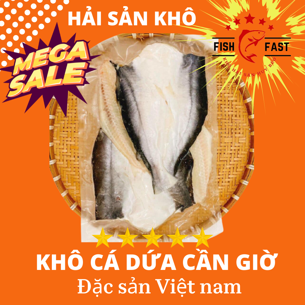 Khô cá dứa không xương cần giờ 1kg  khô cá dứa 3 nắng thơm ngon bổ dưỡng đặc sản món ngon Việt Thiên