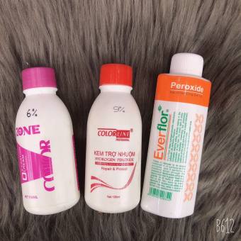 Kem Oxy trợ nhuộm 6% 9% và 12% pha màu nhuộm tóc tại nhà 100ml