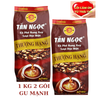 Cà phê buôn mê thuột TẤN NGỌC - 1kg cà phê xay pha phin gu mạnh