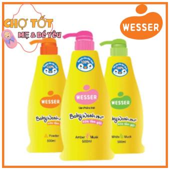 Sữa Tắm Gội Wesser Hàn Quốc 500ml (dầu tắm gội 2in1)