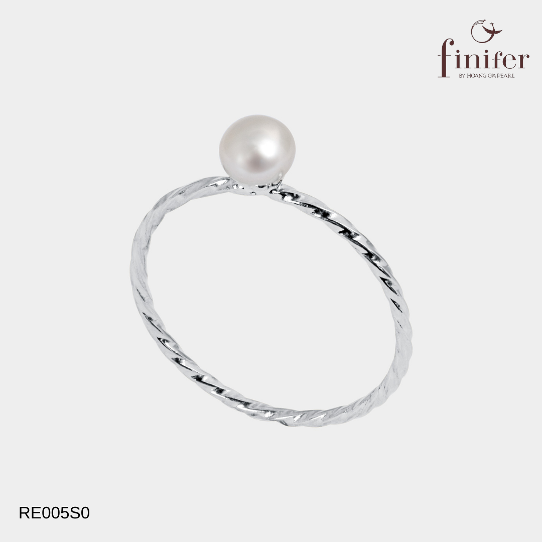 Nhẫn ngọc trai rf005 hoàng gia pearl-bst finifer