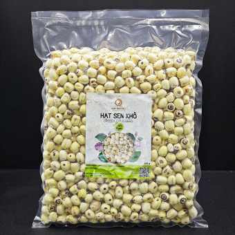 500GRAM HẠT SEN KHÔ ĐỒNG THÁP - HẠT BAN MÊ FOOD