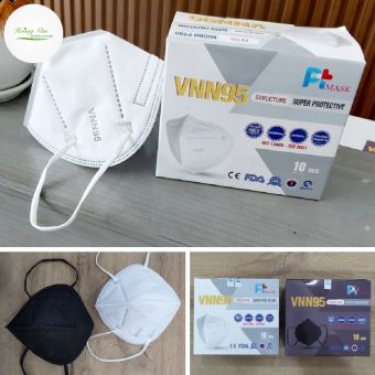 Khẩu trang y tế VNN95 Phương Tuyến có van thở - Hộp 10 cái