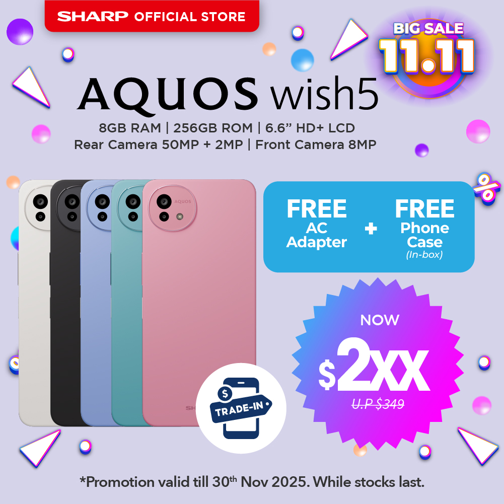 Aquos Wish 5 5G Esim Mobile Phone - 6.6