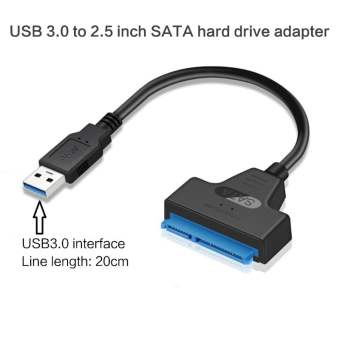 Bộ Chuyển Đổi Ổ Cứng SATA USB 3.0/2.0/Type C Sang 2.5 Inch Cáp Chuyển Đổi, Cho Ổ Cứng/SSD 2.5''