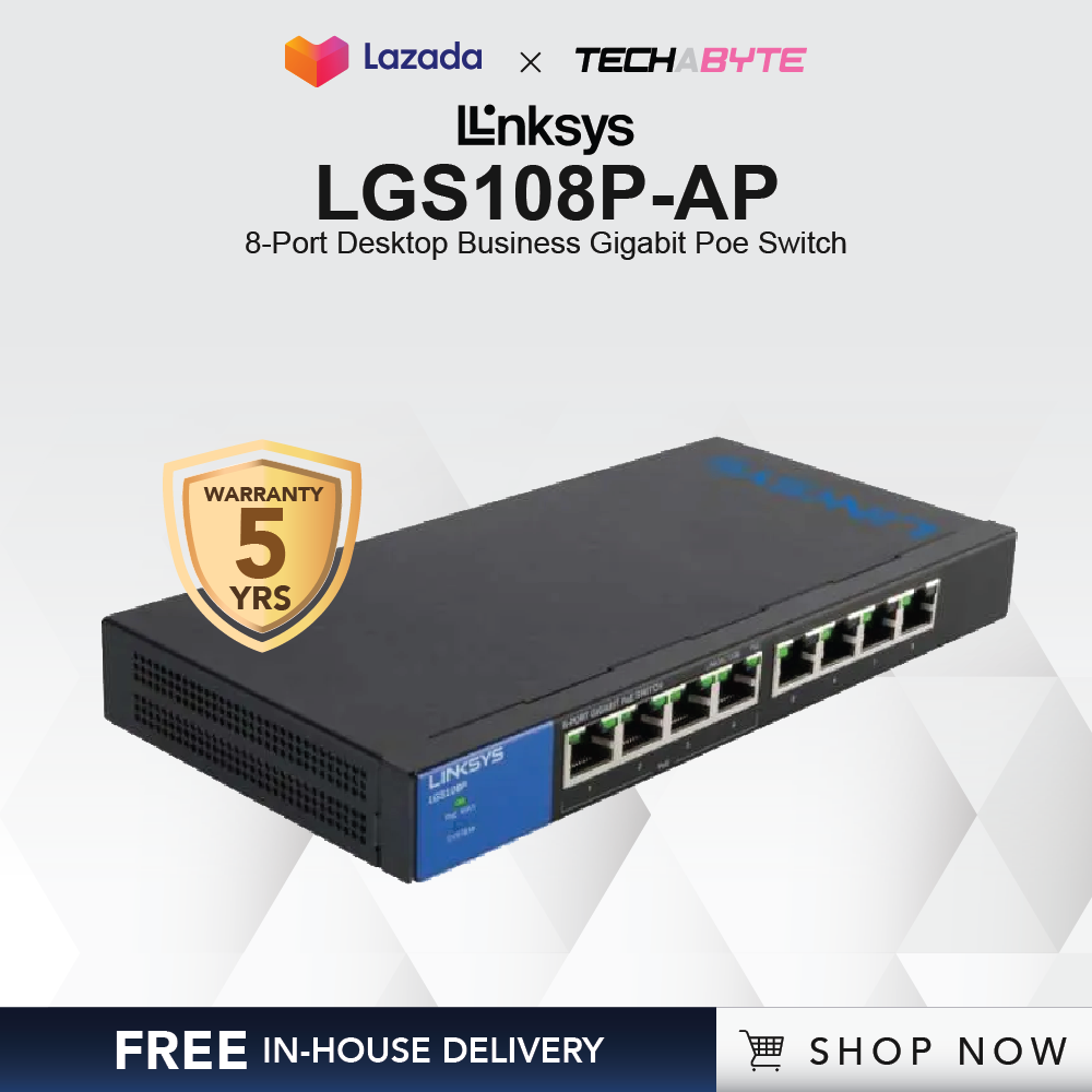 Switch Linksys LGS108P 