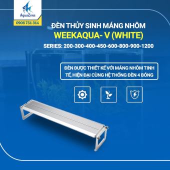 Đèn Led máng nhôm Week Aqua - V (White) Series: 200-300-400-450-600-800-900-1200