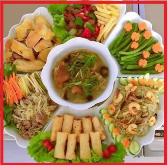 Bộ Bát Đĩa Hoa Mặt Trời Sứ Sứ Minh Châu