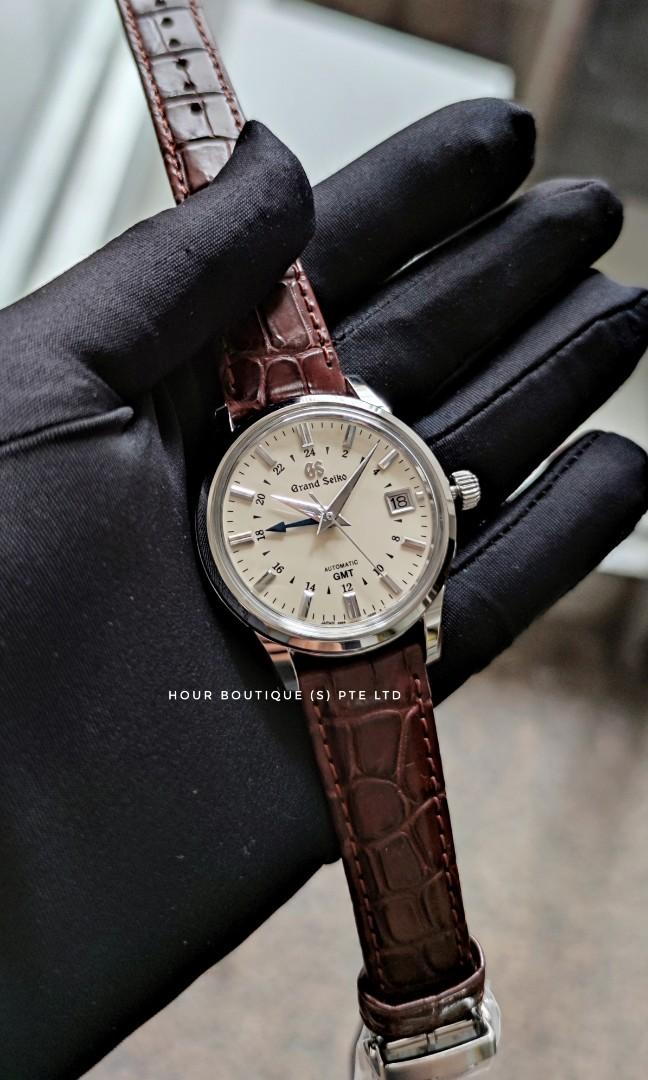 Grand Seiko Strap Singapore 推測 W0792G4 アナログクォーツとレザーストラップメン&アポス;sウォッチ