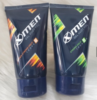 Sáp vuốt tóc nam XMEN Strong Hold / Super Strong 150g (Xanh Lá - Cam) / Gel tạo kiểu tóc nam