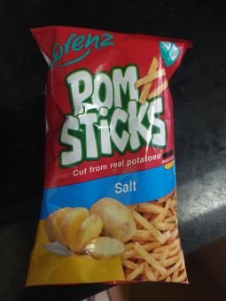 Khoai tây chiên Pomsticks vị muối hiệu Lorenz 70g nhập khẩu Đức