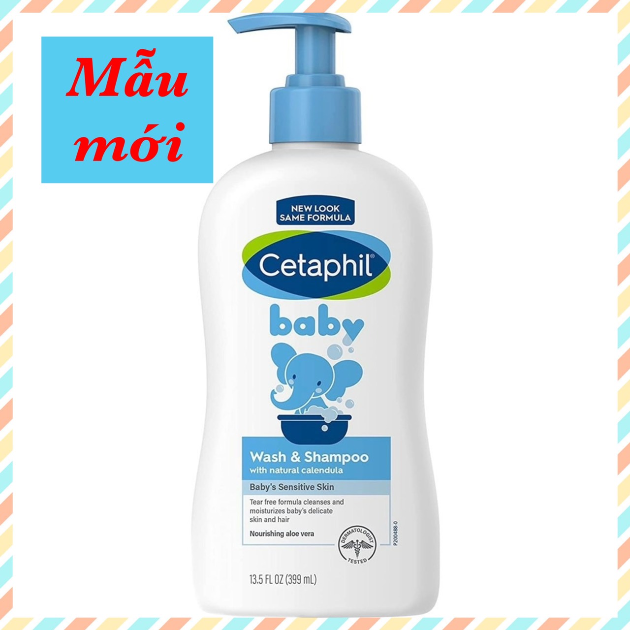 Sữa tắm gội Cetaphil Baby cho bé chai vòi 399ml
