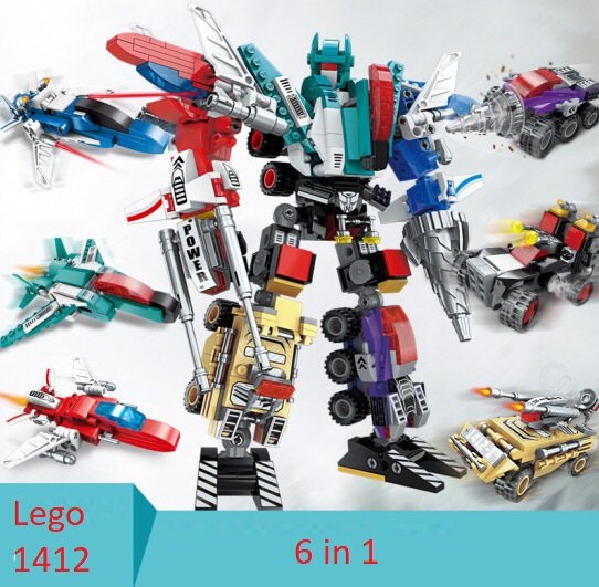Bộ lego 6in1 robot 1407