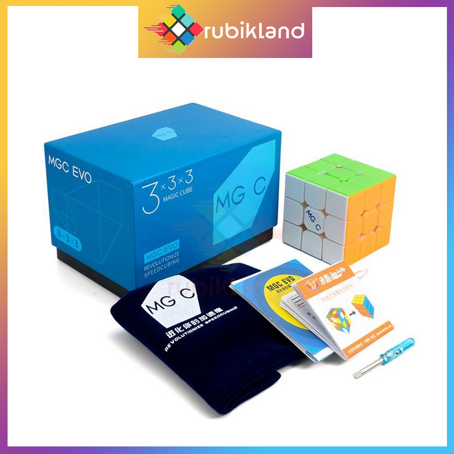 Rubik YJ MGC Evo 3x3 YongJun Rubic 3 Tầng Có Nam Châm Đồ Chơi Trí Tuệ