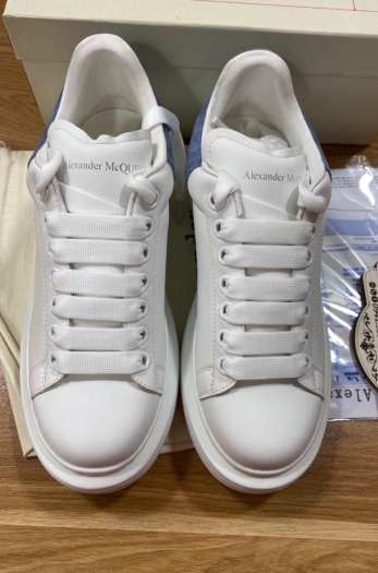 Giầy mcqueen gót xanh