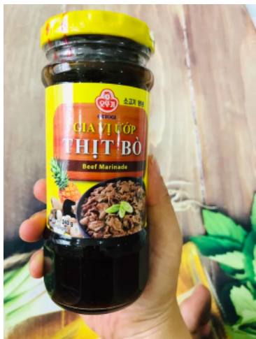 Sốt ướp thịt bò ottogi 240g