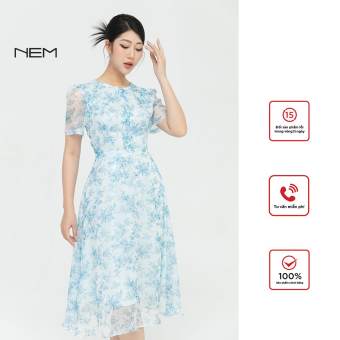 Đầm công sở NEM Fashion tay ngắn D41432