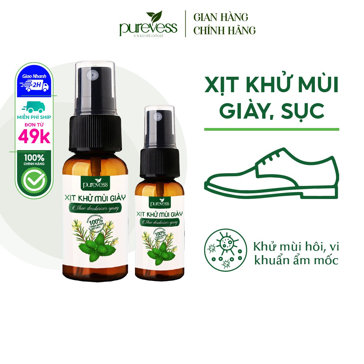 Xịt thơm giày khử mùi hôi giày khử mùi hôi chân xịt thơm nón bảo hiểm