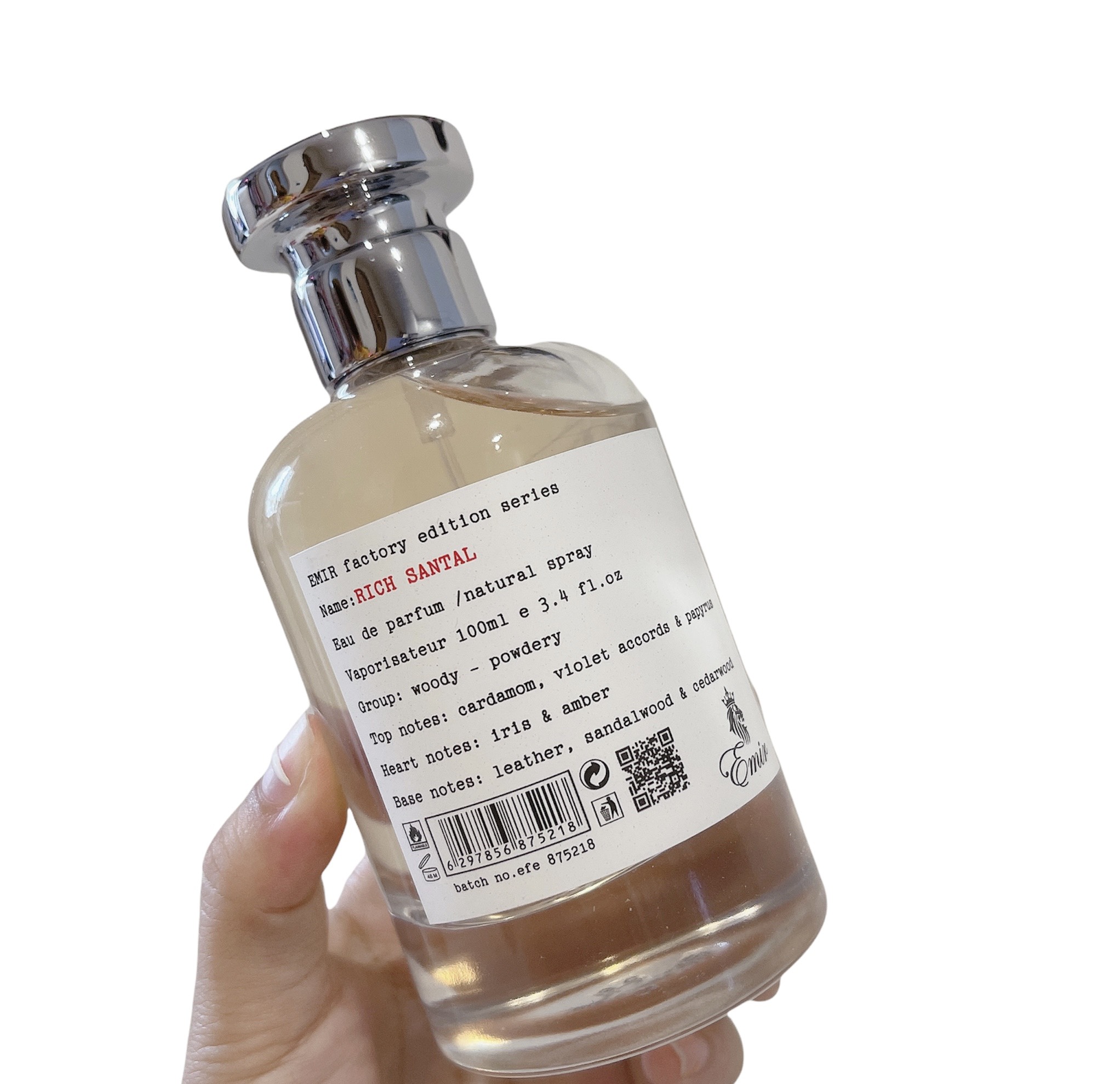 Nước hoa nam nữ Emir Rich Santal 100ml