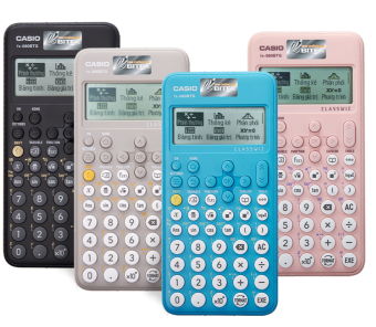 Máy tính Casio FX-880BTG nhiều màu dành cho học sinh cấp 2 3