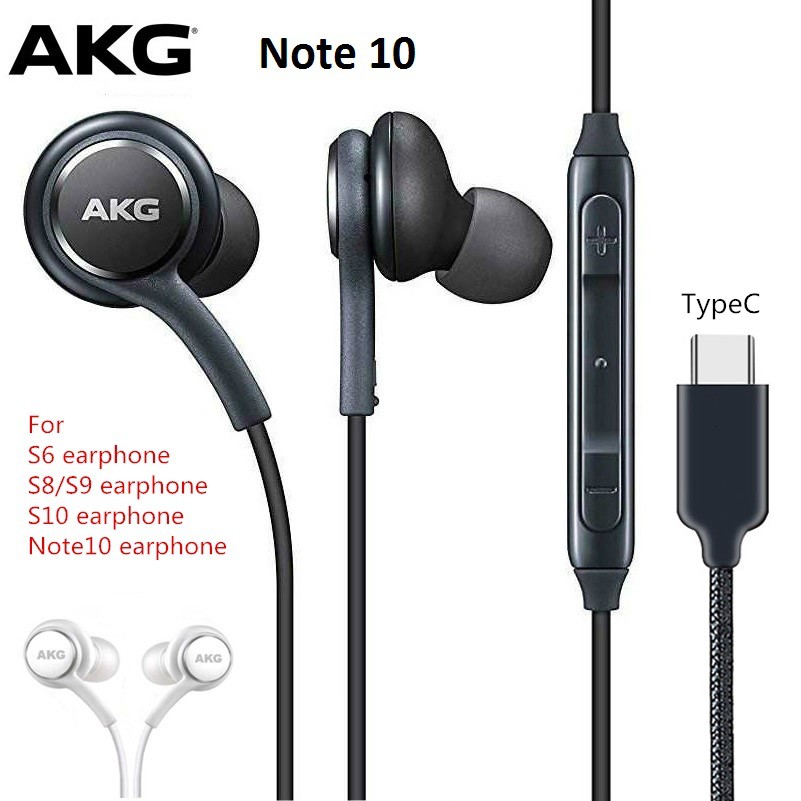 Tai nghe samsung akg chân type c chính hãng note 10/10plus, s20 plus, s20 ultra