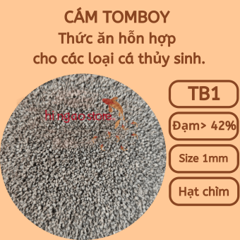 Cám TOMBOY TB1 - Thức ăn hỗn hợp biến cá bột, tép bột thành cá bự, tép bự  (hàng chiết) | Hingaostore.