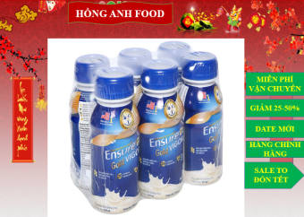 Lốc 6 chai sữa Ensure Gold Vigor vani 237ml