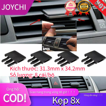 Joychi 8 Chiếc Kẹp Cửa Gió Thông Dụng Kẹp Cửa Gió Điều Hòa Ô Tô Xe Hơi Lưỡi Louvre Điều Chỉnh Được