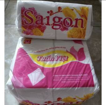 1 cây 10 bịch khăn giấy rút Sài Gòn, khăn giấy bỏ hộp, khăn giấy cao cấp dành cho quán ăn, khăn giấy khô 2.2kg