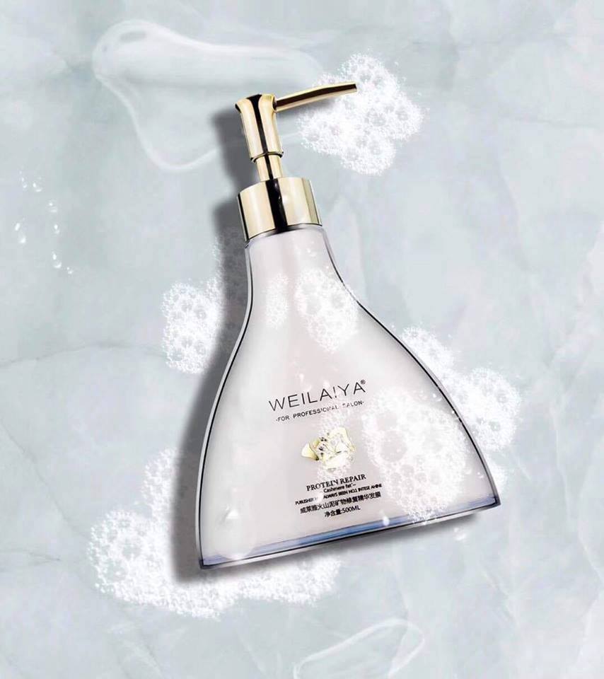 Dầu ủ tóc bùn khoáng Weilaiya giúp phục hồi và chăm sóc tóc hư tổn 500ml
