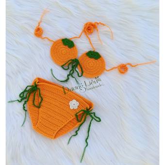Bộ Bikini Quả Cam Siêu Đáng Yêu Cho Bé