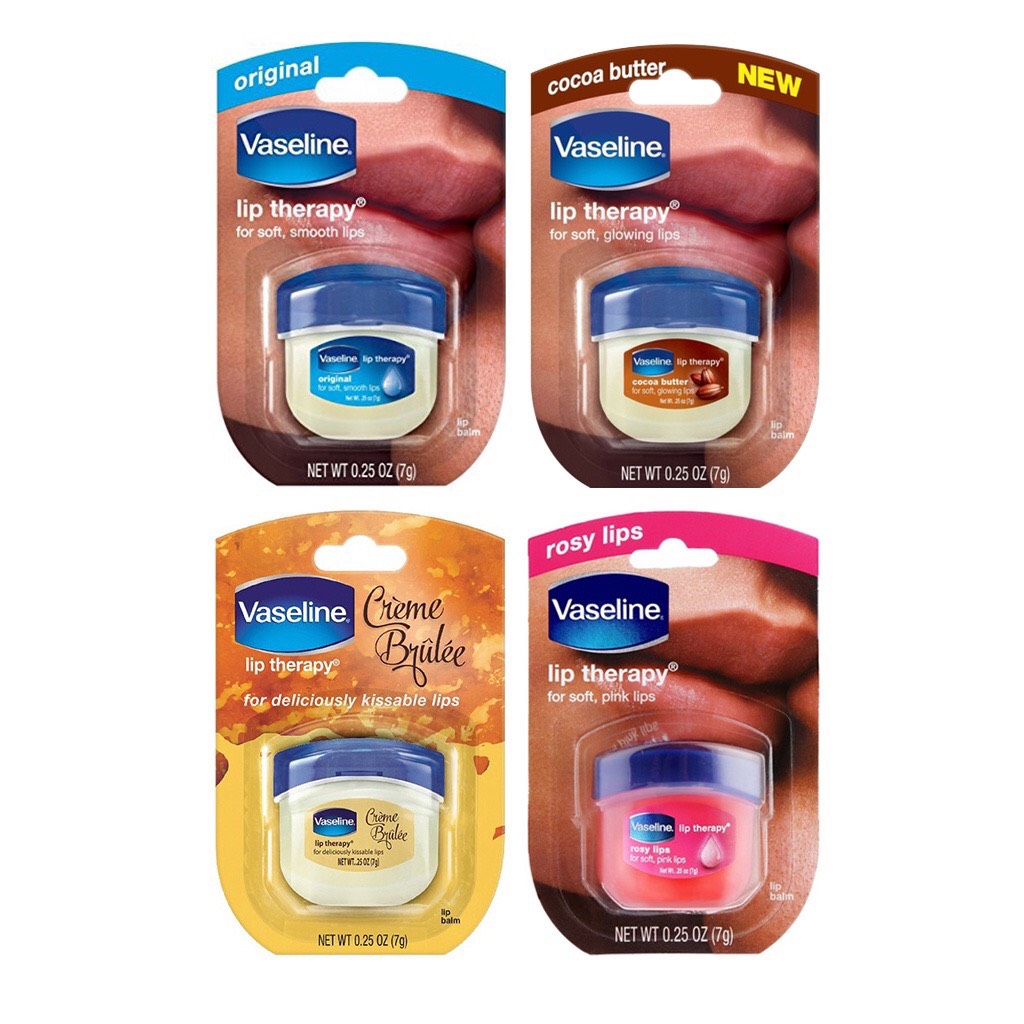 Dưỡng Môi Vaseline Lip Therapy 7g - Đủ Mùi Hương