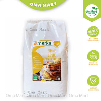 Bột Mì Nguyên Cám Hữu Cơ T150 Markal 1kg