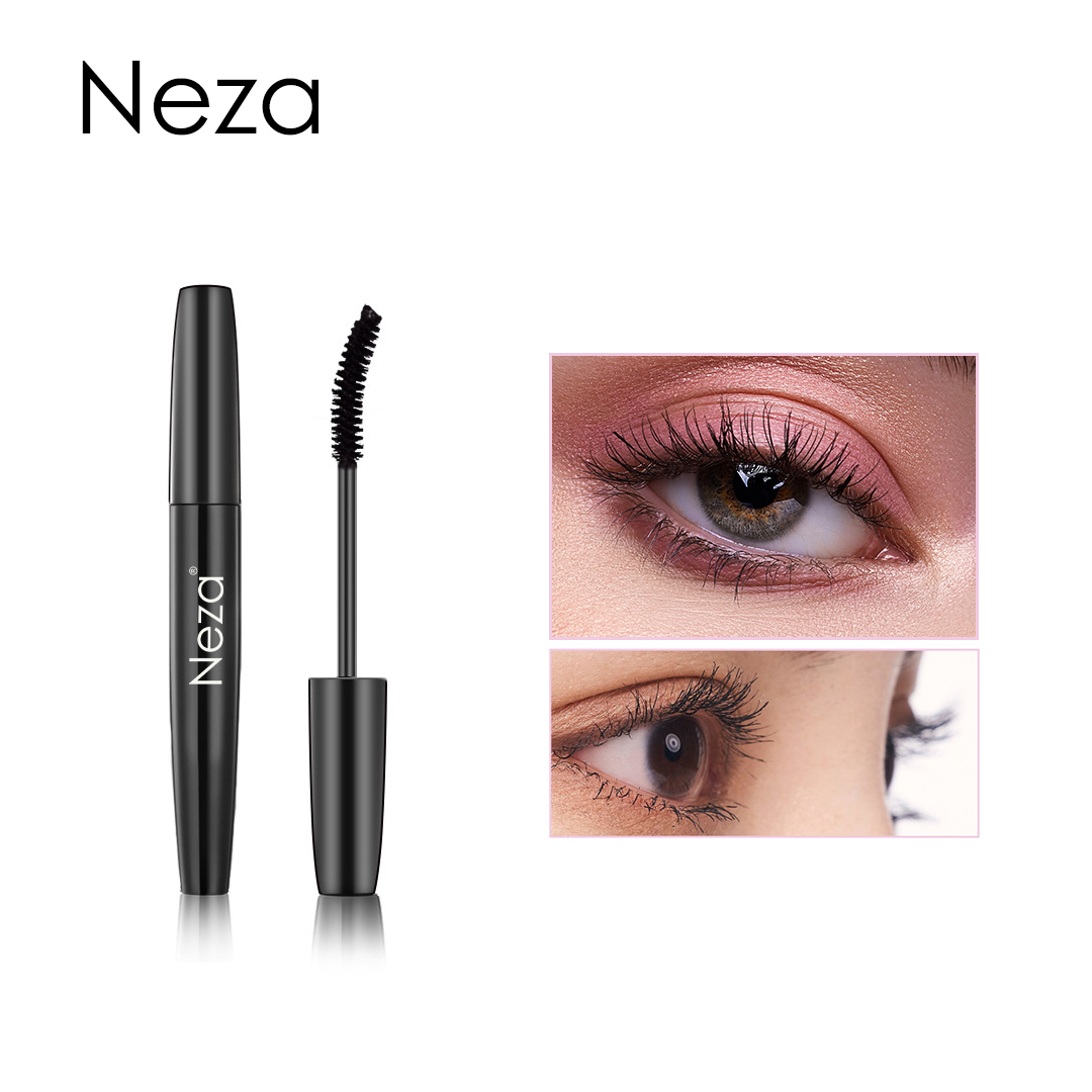 Gambar NEZA Waterproof Mascara Slender Thin Eyelashes Curling Anti smudge Mascara Daily Office Eye Makeup Non clumping Lasting Mascara