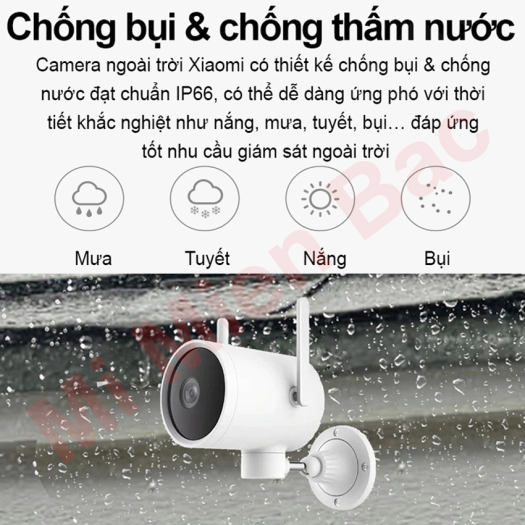 Camera Ngoài Trời Camera IP Giám Sát Xiaomi IMILAB xoay 270 độ EC3 2K quốc tế 360° CMSXJ25A, Chống Nước IP66, Phát Hiện Cảnh Báo Đột Nhập, Chọn Vùng Cảnh Báo, BẢN QUỐC TẾ - Chính Hãng Xiaomi