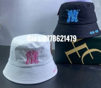 Mũ cụp hàn quốc - nón bucket vành cụp che mắt thêu thể thao nữ (hình thật)