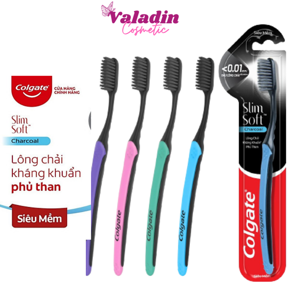 Bàn Chải Đánh Răng Colgate Slim Soft Charcoal