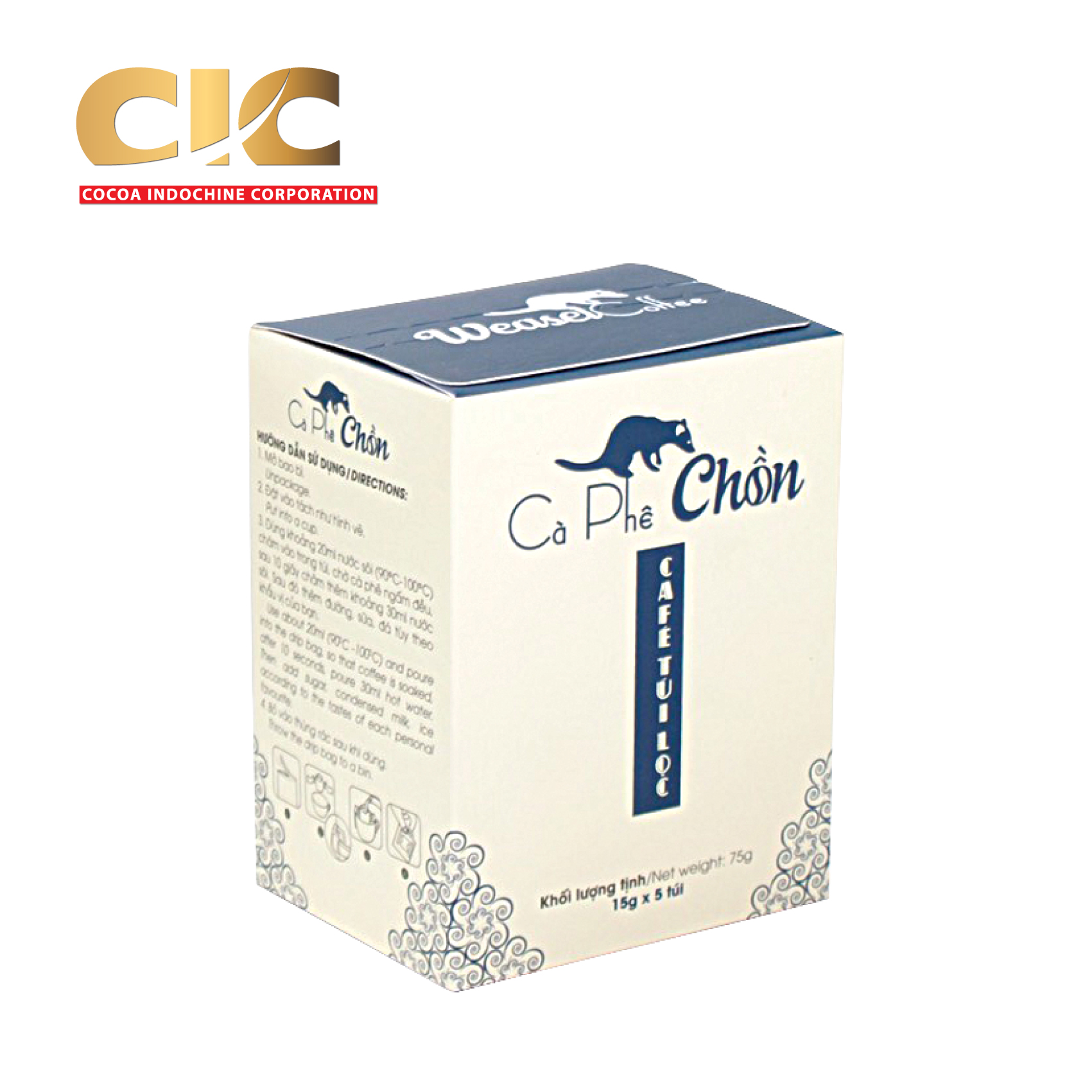 Cà phê chồn phin giấy