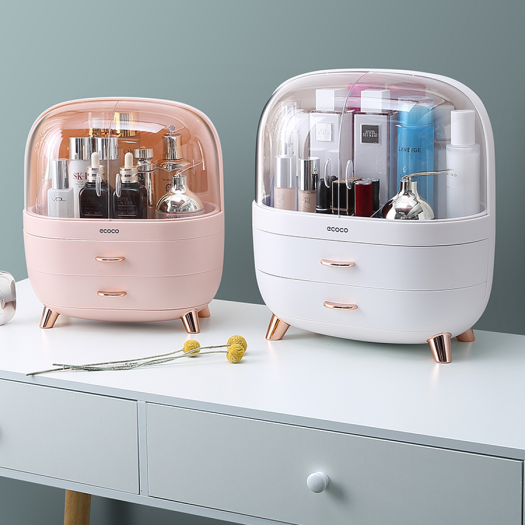 Tủ Đựng Mỹ Phẩm Để Bàn ECOCO 3 Ngăn Cao Cấp