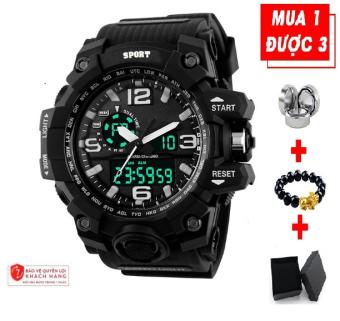 ĐỒNG HỒ NAM CHỐNG NƯỚC  SPORT ĐIỆN TỬ THỂ THAO  CHẠY CẢ KIM VÀ MÀN HÌNH ĐIỆN TỬ TẶNG KÈM QUÀ TẶNG NHƯ HÌNH