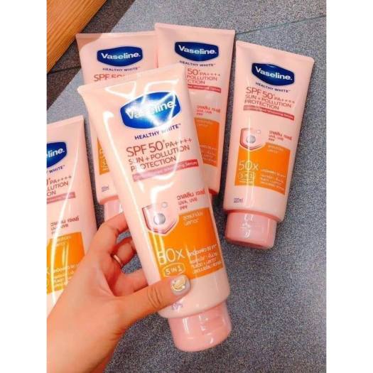 Sữa Dưỡng Thể Vaseline 50x SPF 50++ Tuýp to 320ml Thái Lan chính hãng ( VASALIN VASELIN VASALINE)