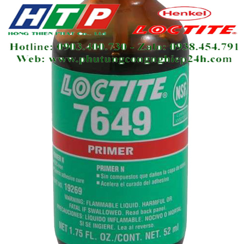 Thông tin kỹ thuật keo loctite 7649 - 1.75oz