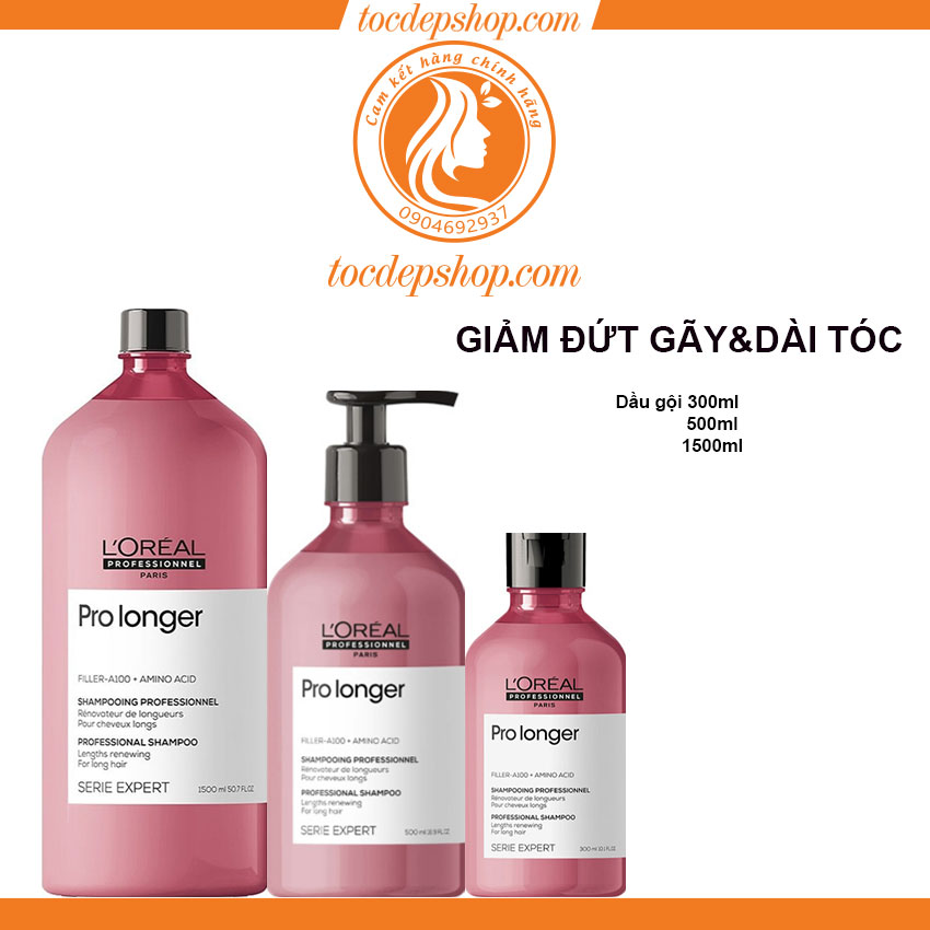  Dầu Gội Loreal Professionnel làm dài chống gãy rụng và kích thích mọc tóc 