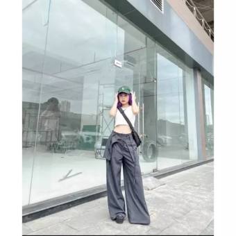 Quần suông tôn dáng mẫu mới 2023 cá tính Quần suông cá tính cách điệu tôn dáng