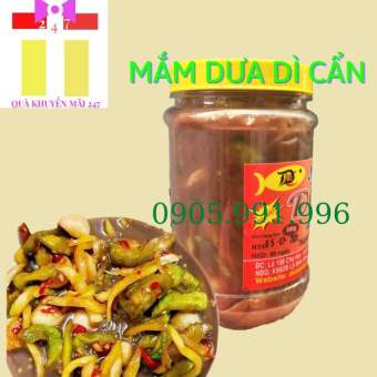 Combo 2 mắm dưa Dì Cẩn 500g chính gốc Đà Nẵng - Quà khuyến mãi 247