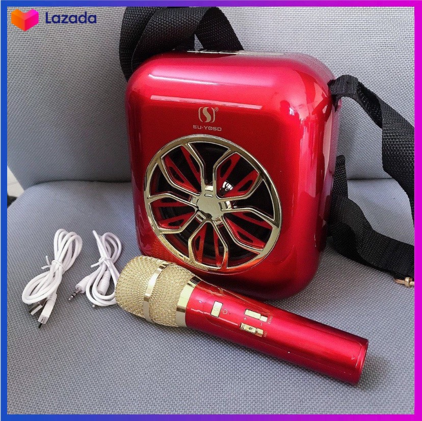 Loa Karaoke Bluetooth Mini Xách Tay YS A20 Tặng Kèm 1 Micro Không Dây, Nghe Nhạc, Hát Karaoke Cực Hay - Giao Màu Ngẫu Nhiên - Bảo Hành 12 Tháng.