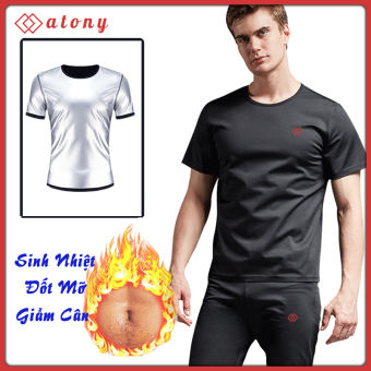 Áo Ép Cân Nam ATONY Cao Cấp, Tráng Nano Bạc Nhật Bản, Tăng Cường Đốt Mỡ, Sinh Nhiệt, Đổ Mồ Hôi, Giảm Cân Nhanh